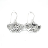 Sterling Silver Butterfly Earrings: Lightweight Insect Jewelry, Studs or Dangle