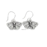 Sterling Silver Butterfly Earrings: Lightweight Insect Jewelry, Studs or Dangle