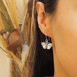 Sterling Silver Butterfly Earrings: Lightweight Insect Jewelry, Studs or Dangle