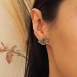 Sterling Silver Butterfly Earrings: Lightweight Insect Jewelry, Studs or Dangle