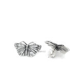 Sterling Silver Butterfly Earrings: Lightweight Insect Jewelry, Studs or Dangle