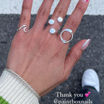 Sterling Silver O Ring: Minimalist Karma Ring