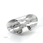 Sterling Silver Armor Shield Ring: Long Statement Ring