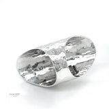 Sterling Silver Armor Shield Ring: Long Statement Ring