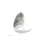 Sterling Silver Saddle Ring: Modern Boho Design