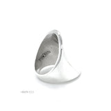 Sterling Silver Saddle Ring: Modern Boho Design