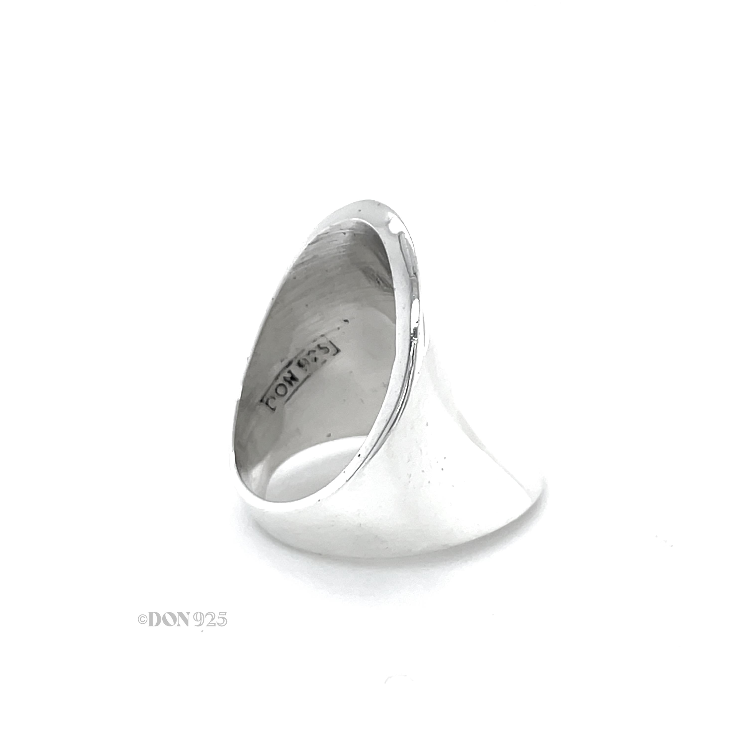 Sterling Silver Saddle Ring: Modern Boho Design