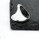 Sterling Silver Saddle Ring: Modern Boho Design