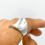 Sterling Silver Saddle Ring: Modern Boho Design