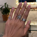 Sterling Silver Stacking Ring Set: Minimalist Thin Band Rings, 7 "Semanario"