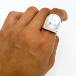 Sterling Silver Saddle Ring: Modern Boho Design