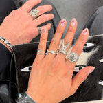 Sterling Silver Rabbit Ring: Heavy Solid Bunny Statement Jewelry