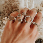 Sterling Silver O Ring: Minimalist Karma Ring
