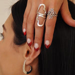 Sterling Silver Floral Ring: Lightweight Flower Jewelry