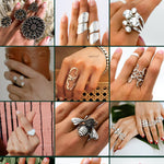 Ocean Waves Ring: Sterling Silver Oxidized Band