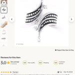 Sterling Silver Wide Clamp Bangle Bracelet: Dotted Southwestern Style