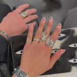 Sterling Silver Rabbit Ring: Heavy Solid Bunny Statement Jewelry