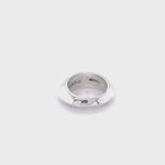Solid Sterling Silver Heavy Dome Ring: Chunky Sculptural Geometric