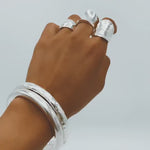 Sterling Silver Saddle Ring: Modern Boho Design
