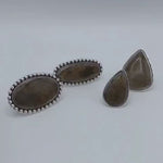 Huge Agatized Fossil Coral and Sterling Silver Statement Ring