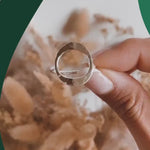 Sterling Silver O Ring: Minimalist Karma Ring