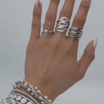 Sterling Silver Deer Skull Ring: Western Rustic Jewelry