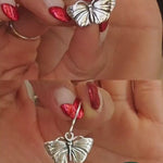 Sterling Silver Butterfly Earrings: Lightweight Insect Jewelry, Studs or Dangle